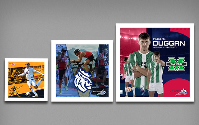 Digital Design Project for Athlete Promotion - Collage 1